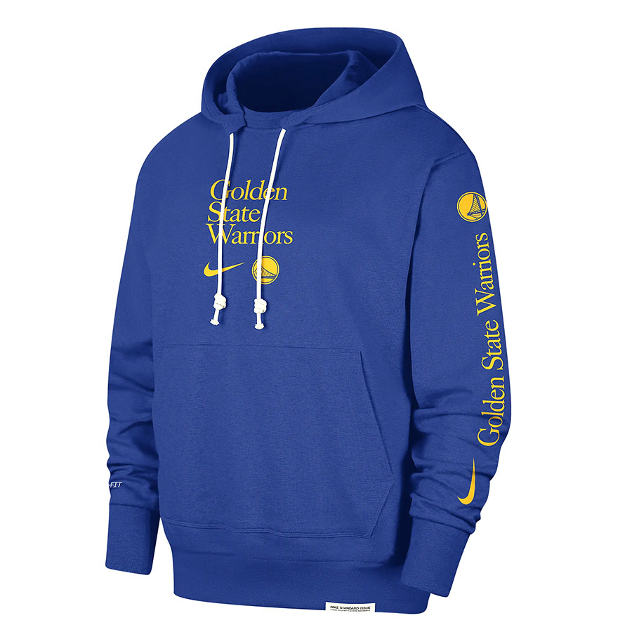 NBA ウォリアーズ パーカー Standard Issue Courtside Fleece フーディー ナイキ/Nike ラッシュブルー｜映画エンタメショップ SELECTION