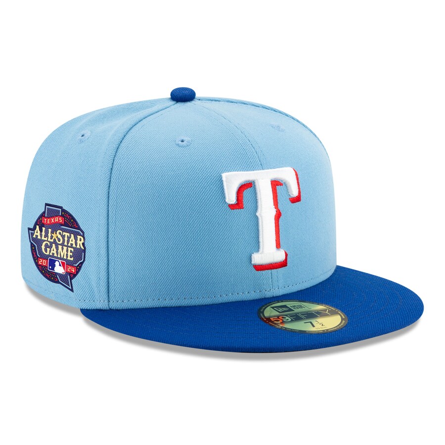 MLB レンジャーズ キャップ 2024 All-Star Game 59FIFTY Fitted ニューエラ/New Era ライトブルー｜映画エンタメショップ SELECTION