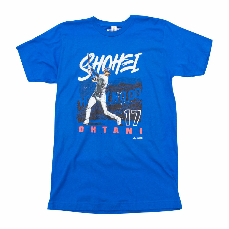 MLB 大谷翔平 ドジャース Tシャツ 【海外限定版】 Hollywood Grunge Tee In The Clutch ロイヤル