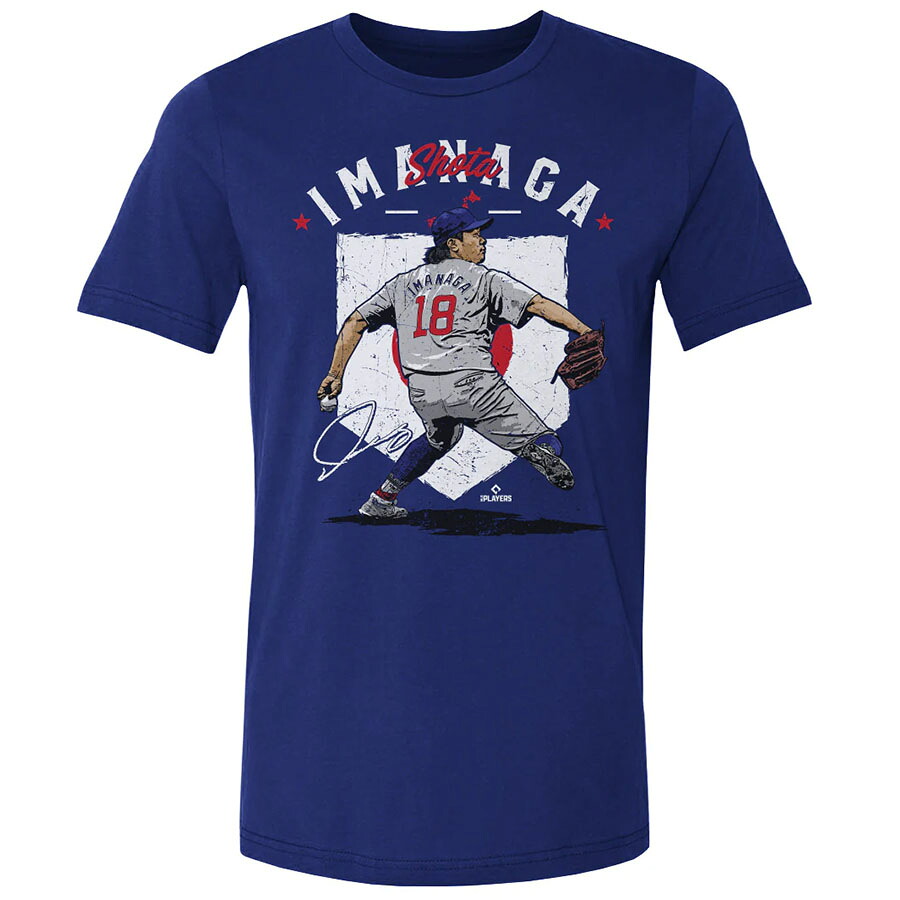 MLB 今永昇太 カブス Tシャツ Chicago C Country Flag WHT 500Level ロイヤル