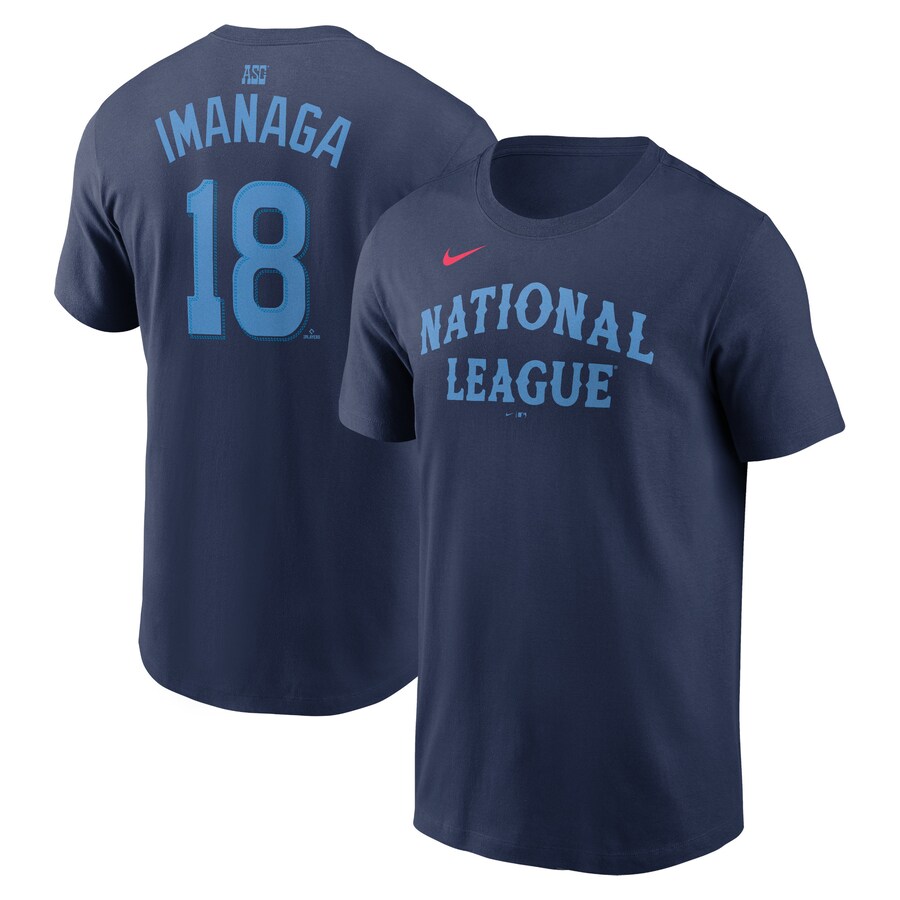 MLB 今永昇太 カブス プルオーバー オールスター取り組み2024 Name \u0026 Number T-Shirt ナイキ/Nike 米国海軍