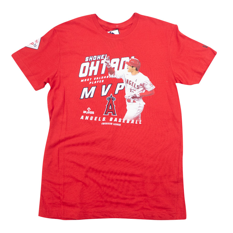 MLB 大谷翔平 エンゼルス Tシャツ 2023 ア・リーグ MVP T-Shirt 【スタジアム限定】 ニューエラ/New Era レッド