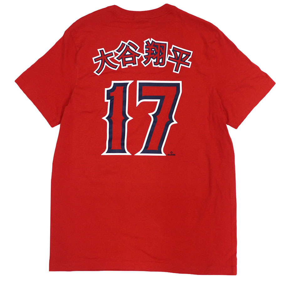MLB 大谷翔平 エンゼルス Tシャツ 2024 Fuse ネーム＆ナンバー T-Shirt 漢字 ナイキ/Nike レッド｜映画エンタメショップ SELECTION