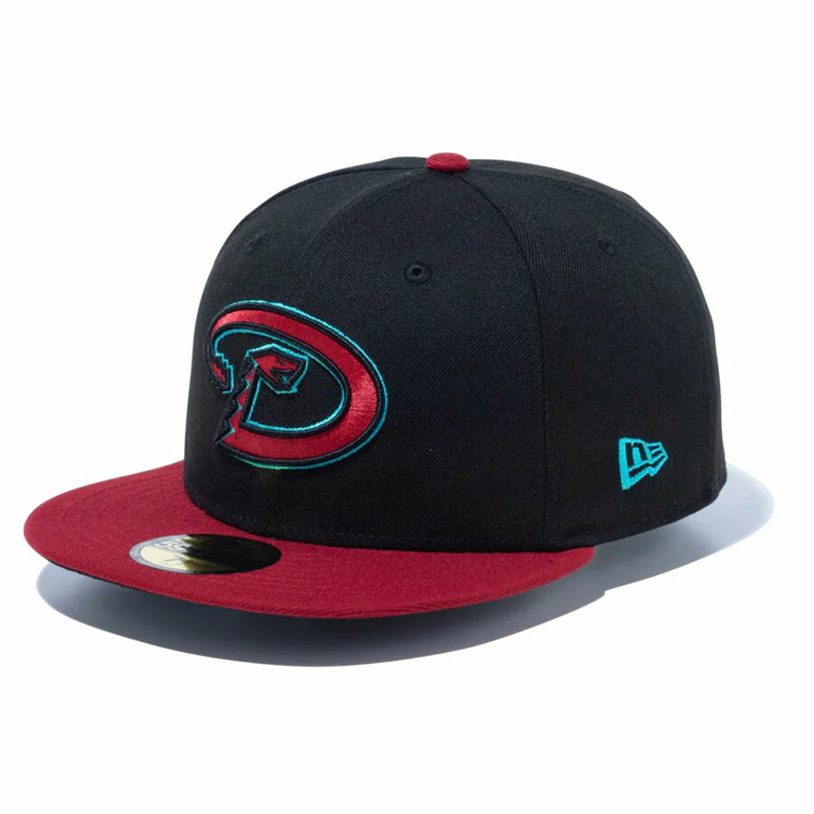 MLB ダイヤモンドバックス キャップ オーセンティック オンフィールド 59FIFTY ニューエラ/New Era ロード2024 ブラック/クリムゾン【nejp】
