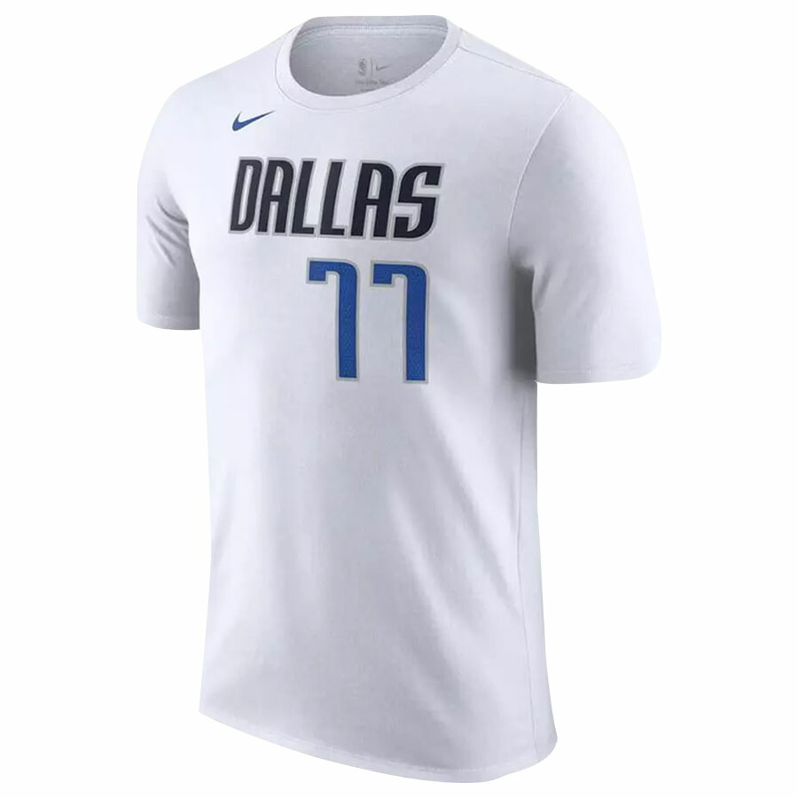 NBA ルカ・ドンチッチ マーベリックス Tシャツ ネーム＆ナンバー Performance T-Shirt ナイキ/Nike ホワイト｜映画エンタメショップ SELECTION
