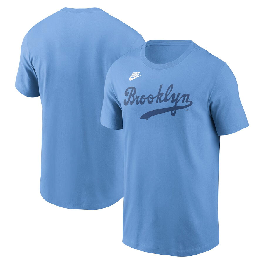 MLB ドジャース Tシャツ クーパーズタウン Cooperstown Wordmark T-Shirt ナイキ/Nike ブルー