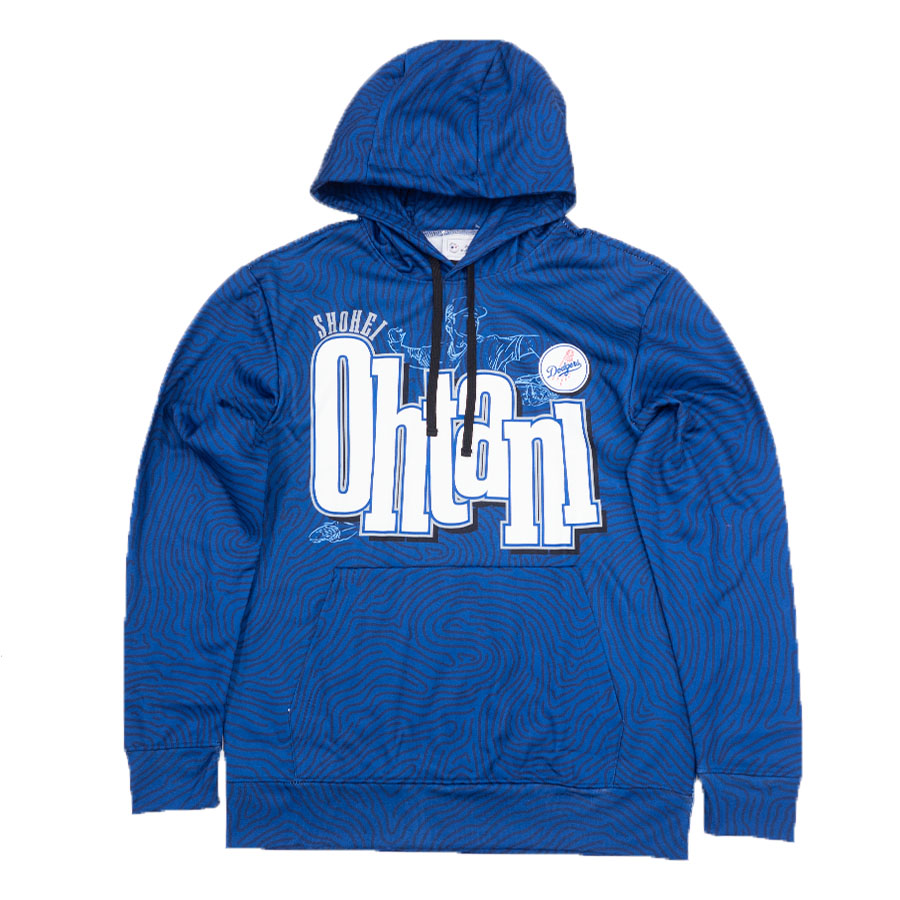 MLB 大谷翔平 ドジャース パーカー 【海外版】Wordmark Player Printed Hoodie フーディー FOCO ロイヤル oh24gd