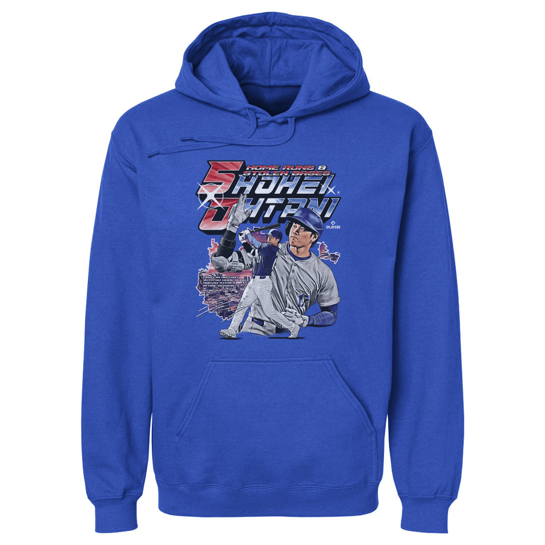 MLB 大谷翔平 ドジャース パーカー 【New Model】 50/50達成記念 Club Vintage フーディー 500Level ロイヤルブルー