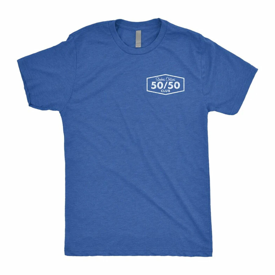 MLB 大谷翔平 ドジャース Tシャツ 【海外限定版】50/50達成記念 Club T-Shirt RotoWear ロイヤル