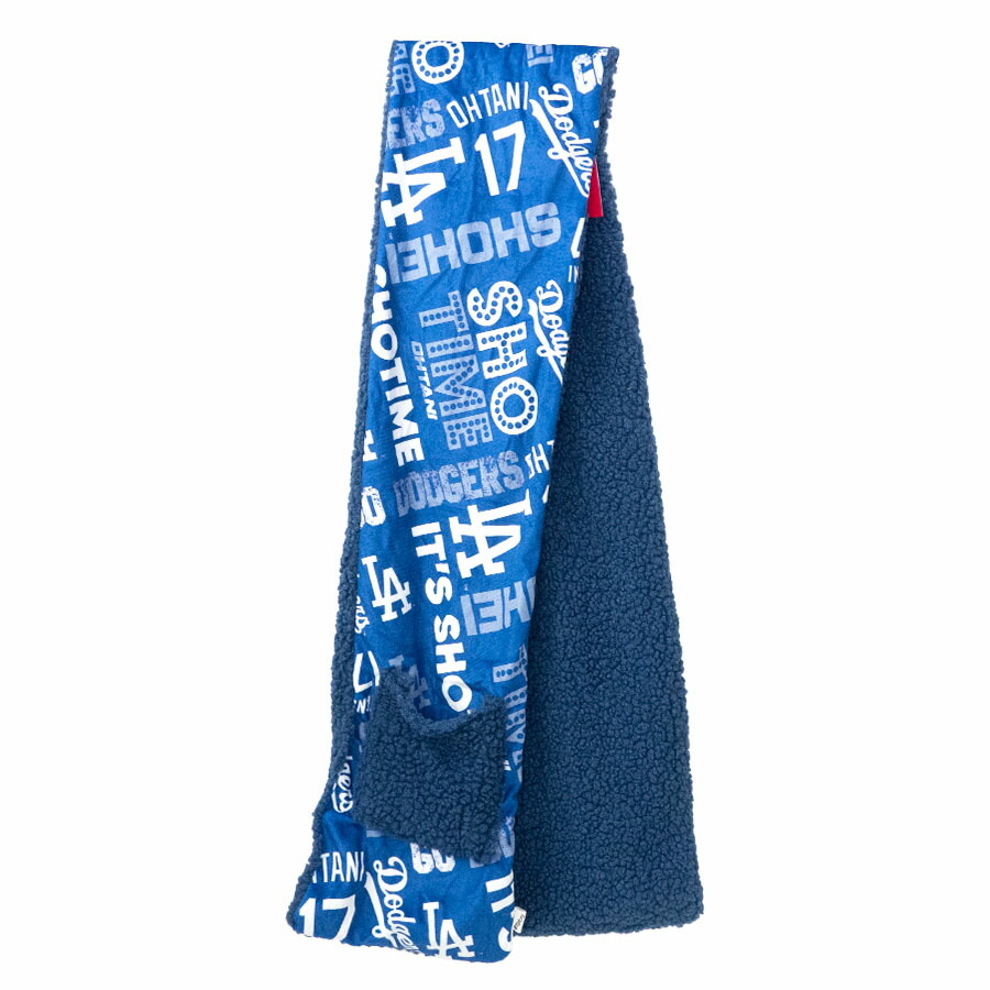 MLB 大谷翔平 ドジャース えり巻き えり巻き Wordmark Blast Sherpa Scarf FOCO