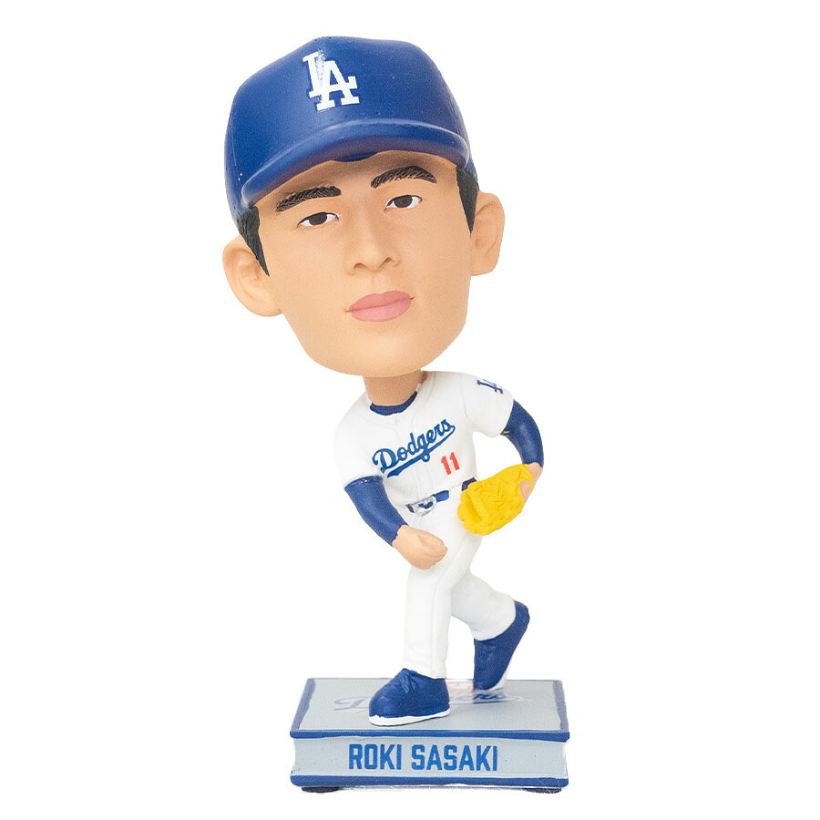MLB 佐々木朗希 ドジャース ミニボブルヘッド 【2025個限定】4.5 Inchピッチング ホーム ユニフォーム Bobblehead フィギュア FOCO｜映画エンタメショップ SELECTION 10,058円