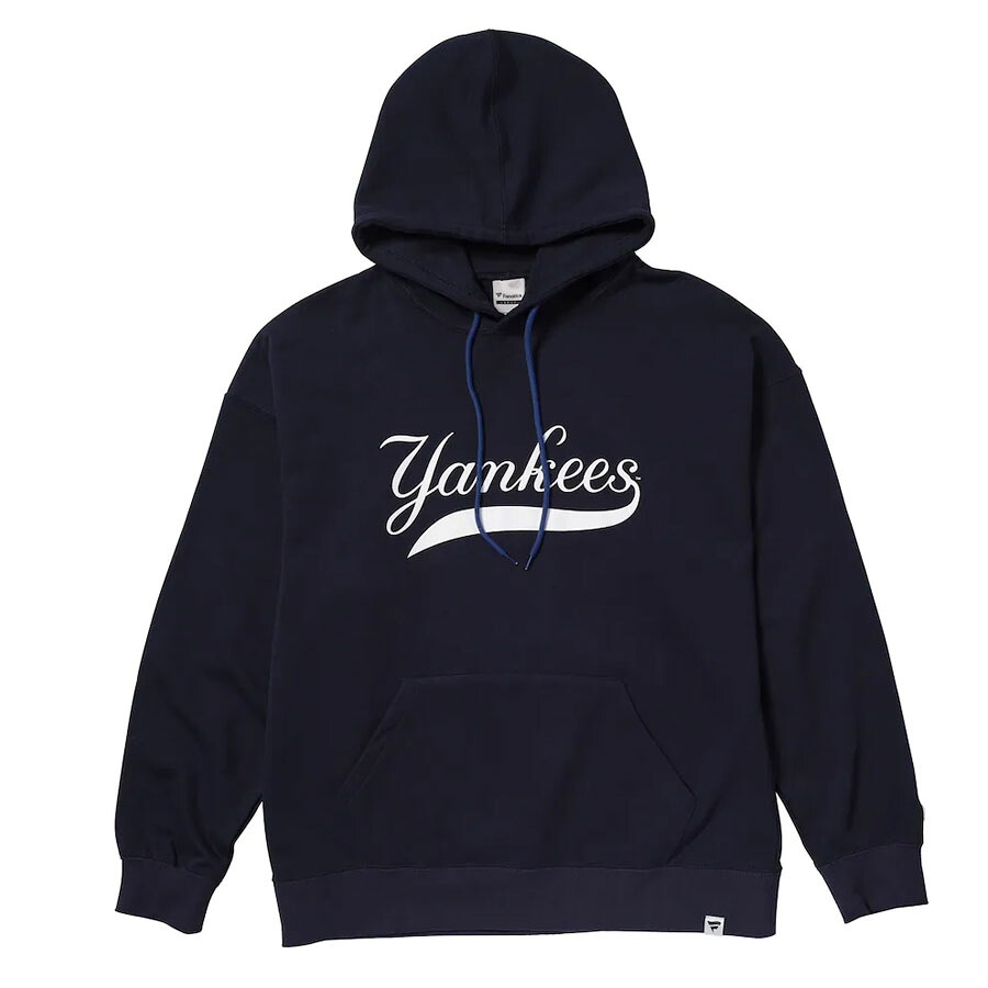 MLB ヤンキース パーカー Standard Print Logo フーディー Fanatics ネイビー|映画エンタメショップ SELECTION