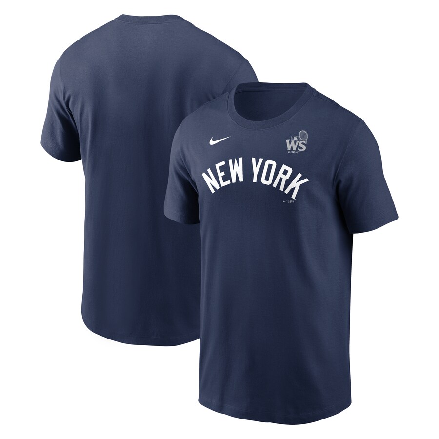 MLB ヤンキース プルオーバー 2024 世界続きもの押しひろげる不死化 Wordmark T-Shirt ナイキ/Nike 米国海軍