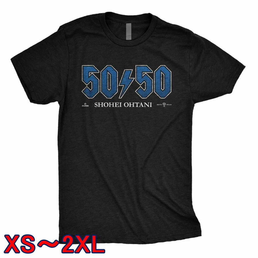 MLB 大谷翔平 ドジャース Tシャツ 【海外限定版】50/50達成記念 Rock Star T-Shirt RotoWear ブラック｜映画エンタメショップ SELECTION