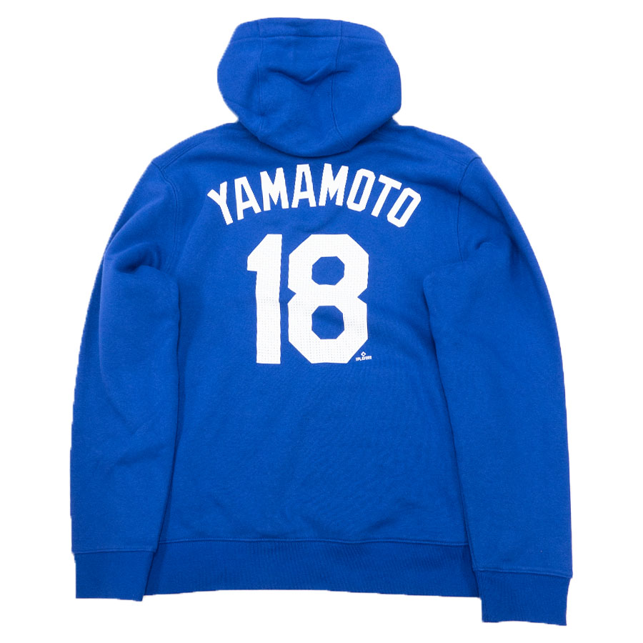 MLB 山本由伸 ドジャース パーカー Fuse Name & Number ネームナンバー プルオーバー Hoodie ナイキ/Nike ロイヤル
