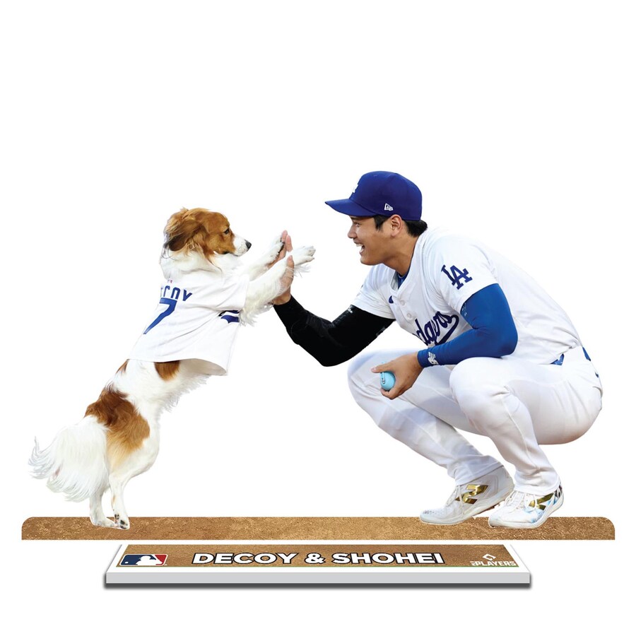 MLB 大谷翔平 & デコピン ドジャース スタンディー フォトスタンド Photo Standee Desktop Display UPI Marketing
