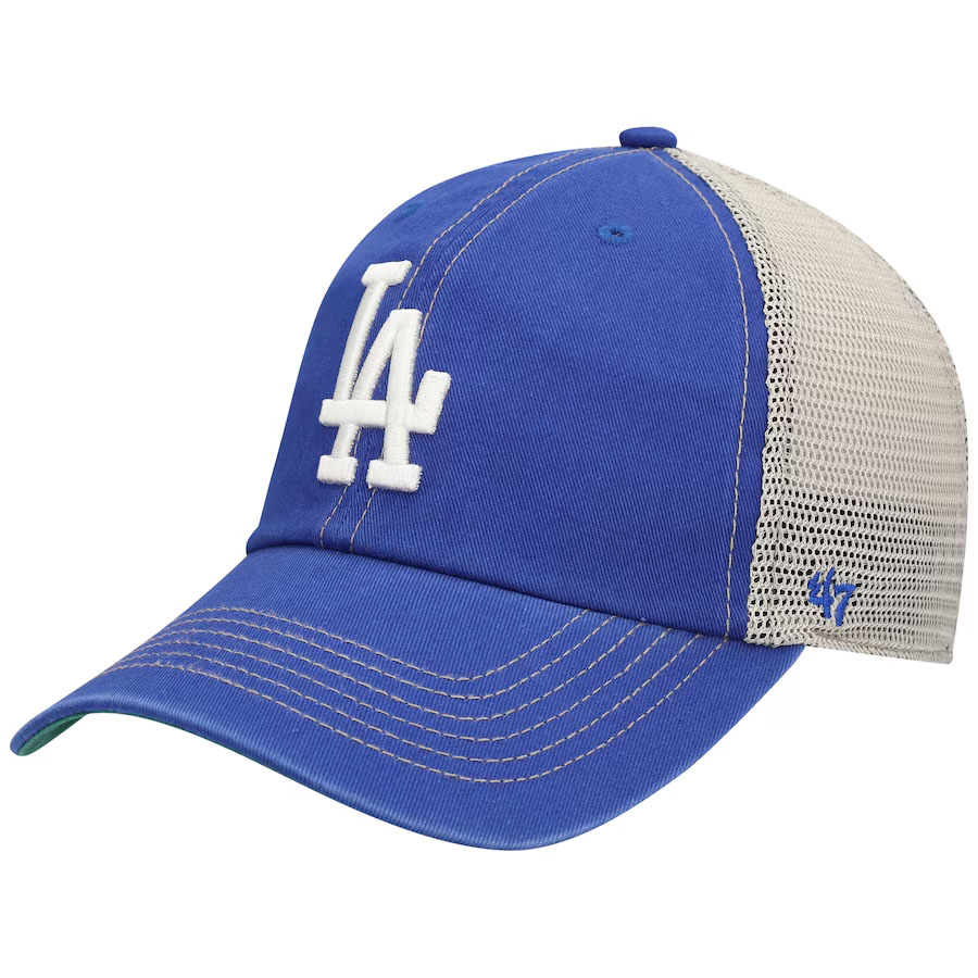 MLB ドジャース キャップ 【現地買付】Trawler Clean Up メッシュ トラッカー 47 Brand ロイヤル / カーキ