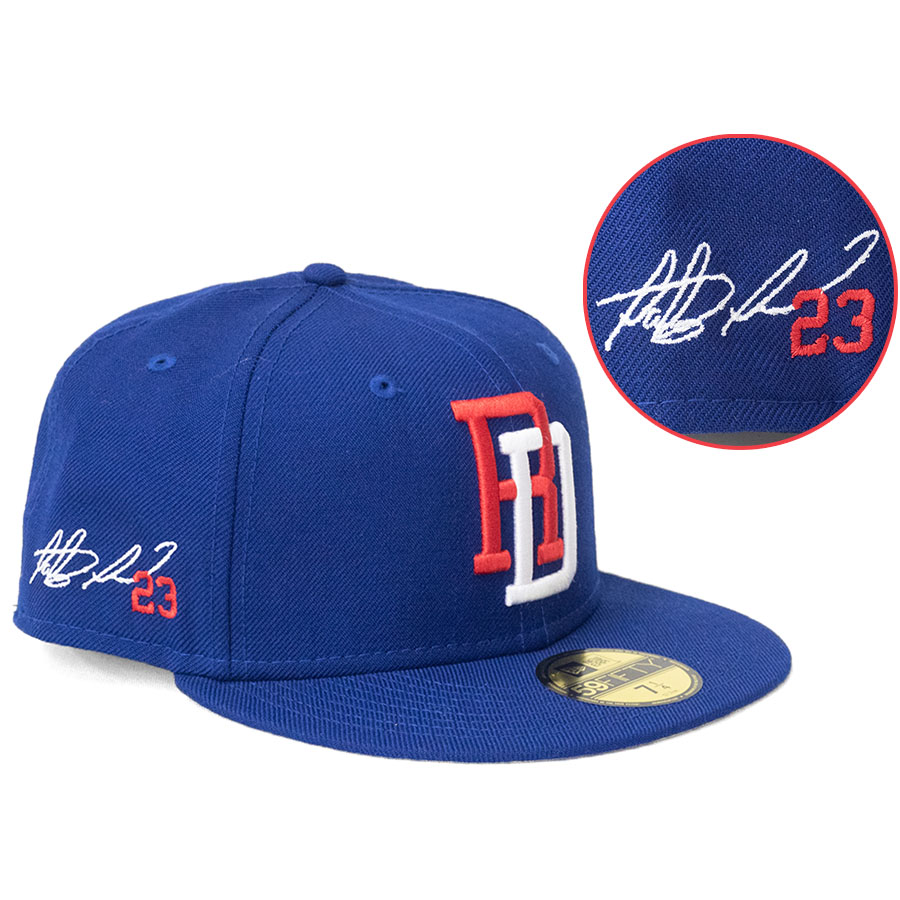 WBC 2023 フェルナンド タティスJr ドミニカ代表 キャップ 【海外買付】サイン刺繍 Back Patch 59FIFTY ニューエラ/New Era ロイヤル wbcot｜映画エンタメショップ SELECTION