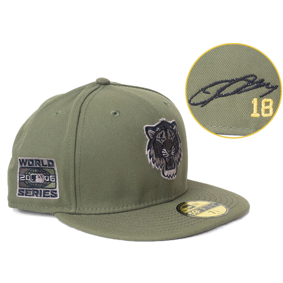 MLB 前田健太 タイガース キャップ 【海外カスタム】ワールドシリーズ2006 サイン刺繍 59FIFTY ニューエラ/New Era カモ|映画エンタメショップ SELECTION