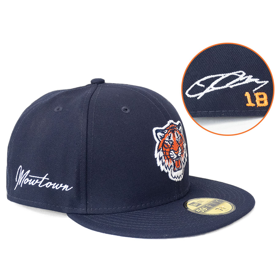 MLB 前田健太 タイガース キャップ 【海外カスタム】クーパーズタウン サイン刺繍 59FIFTY ニューエラ/New Era ネイビー|映画エンタメショップ SELECTION