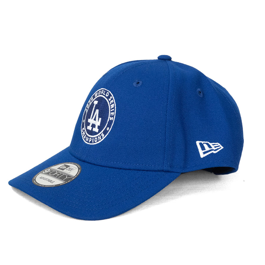 MLB ドジャース キャップ 【海外版】ワールドシリーズ2024 優勝記念 Cicle Logo 9FORTY Adj Hat ニューエラ/New Era ロイヤル|映画エンタメショップ SELECTION