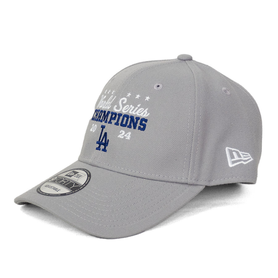 MLB ドジャース キャップ 【海外版】ワールドシリーズ2024 優勝記念 Starry 9FORTY Adjustable Hat ニューエラ/New Era グレー|映画エンタメショップ SELECTION