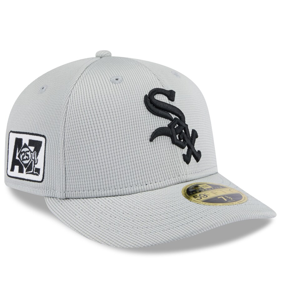 MLB ホワイトソックス キャップ 【海外版】2025 スプリングトレーニング 59FIFTY ロープロファイル ニューエラ/New Era グレー