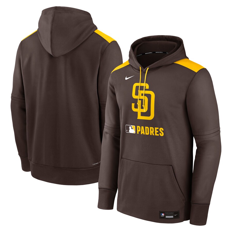MLB パドレス パーカー 【海外モデル】オーセンティックコレクション パフォーマンス プルオーバー ナイキ/Nike ブラウン