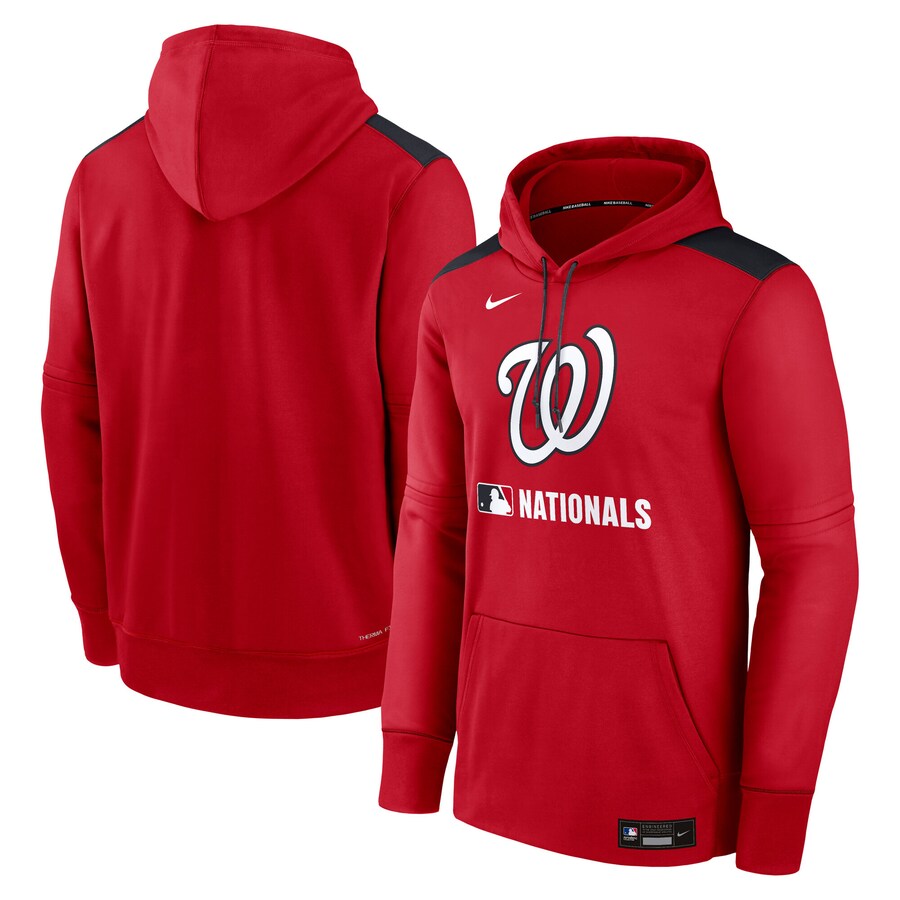 MLB ナショナルズ パーカー 【海外モデル】オーセンティックコレクション パフォーマンス プルオーバー ナイキ/Nike レッド