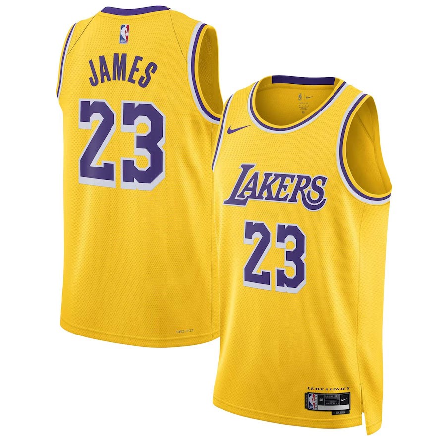 新品未使用タグ付き NBA レブロン•ジェームズ　ユニフォーム　XL レイカーズ NBA レブロン・ジェームズ レイカーズ ユニフォーム シティ