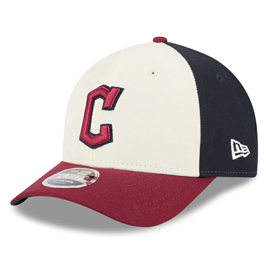 MLB ガーディアンズ キャップ 【海外モデル】シティーコネクト 9FORTY Adj Hat M-CROWN ニューエラ/New Era Ivory|映画エンタメショップ SELECTION
