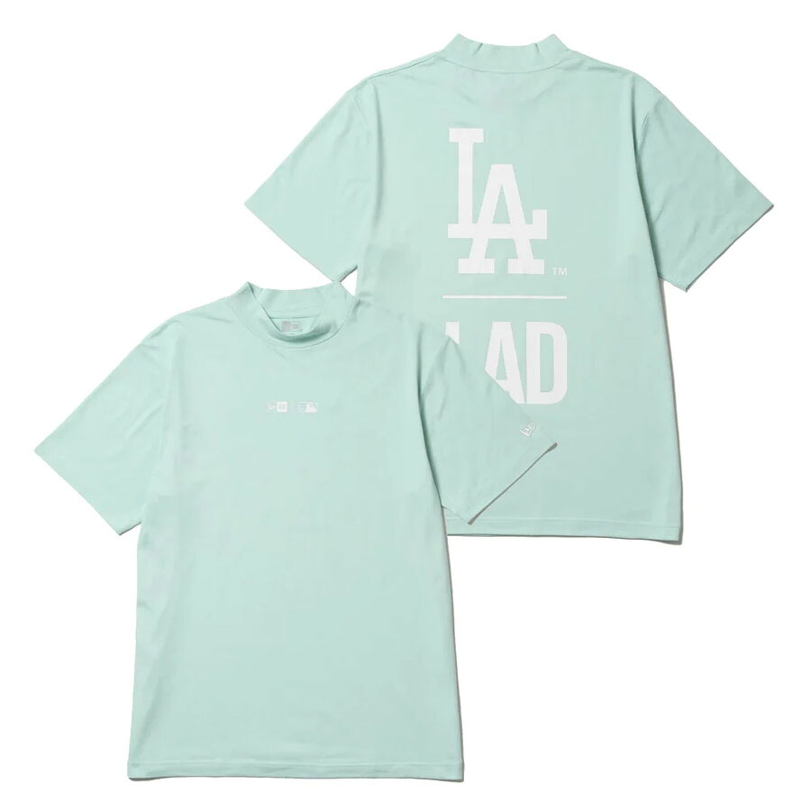 MLB ドジャース Tシャツ ミッドネック T-Shirt ニューエラ/New Era ビーチブルー【nejp】