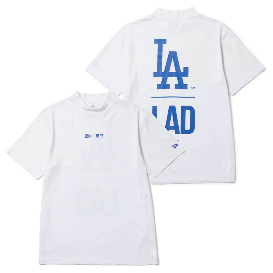 MLB ドジャース Tシャツ ミッドネック T-Shirt ニューエラ/New Era ホワイト【nejp】