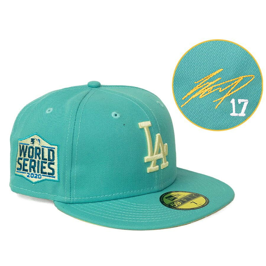 MLB 大谷翔平 ドジャース キャップ 【海外買付】2020 ワールドシリーズ Beach Glass サイン刺繍 59FIFTY ニューエラ/New Era|映画エンタメショップ SELECTION