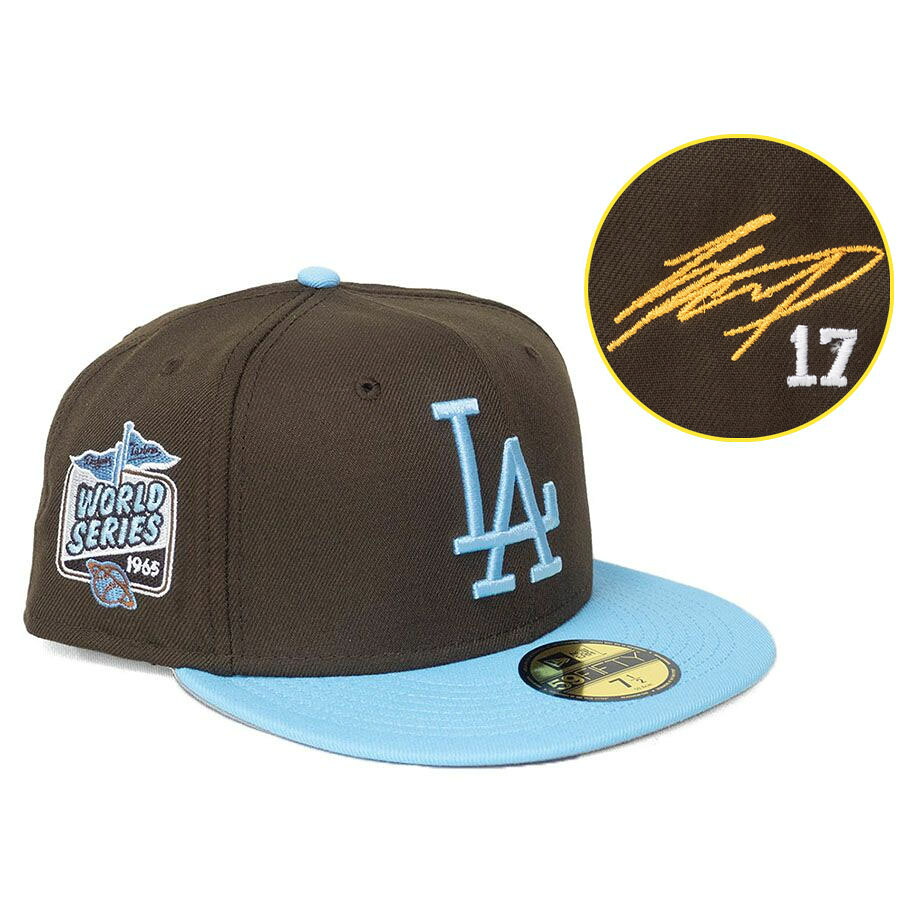 MLB 大谷翔平 ドジャース キャップ 【海外買付】1965ワールドシリーズ 59FIFTY Fitted Hat サイン刺繍 ニューエラ/New Era｜映画エンタメショップ SELECTION