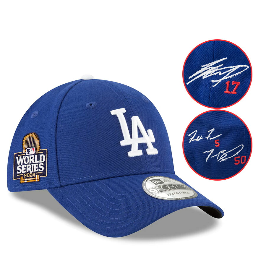 MLB 大谷翔平 ベッツ フリーマン ドジャース キャップ 【海外買付】2024ワールドシリーズ 9FORTY Adj サイン刺繍 ニューエラ/New Era｜映画エンタメショップ SELECTION 26,241円