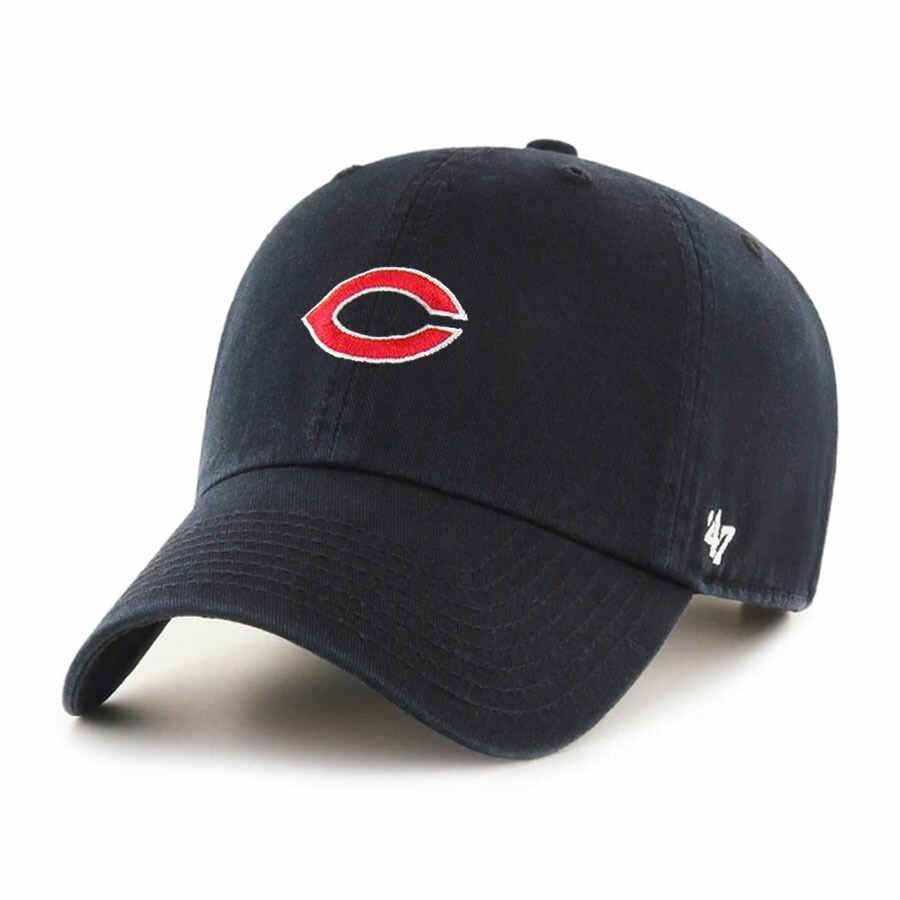 広島カープ グッズ キャップ ミニロゴ Clean Up Cap 47Brand ブラック レッド