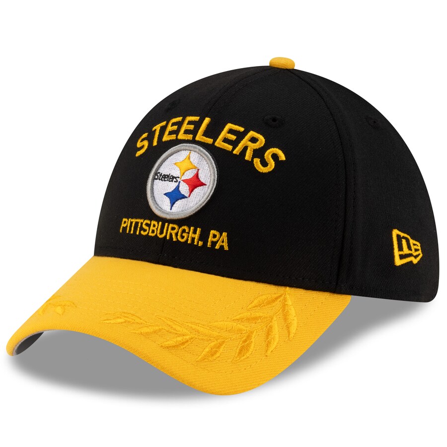 NFL スティーラーズ キャップ 2025 NFL ドラフト 39THIRTY Flex Hat ニューエラ/New Era ブラック/ゴールド｜映画エンタメショップ SELECTION 12,613円