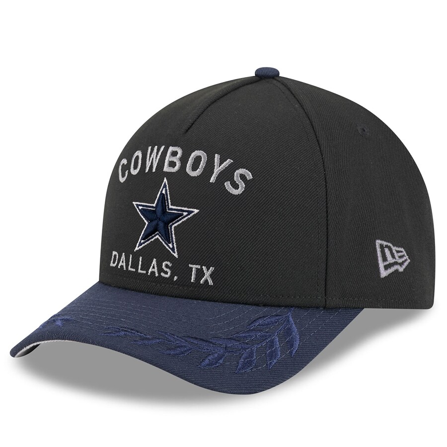 NFL カウボーイズ キャップ 2025 NFL ドラフト 39THIRTY Flex Hat ニューエラ/New Era ブラック/ネイビー