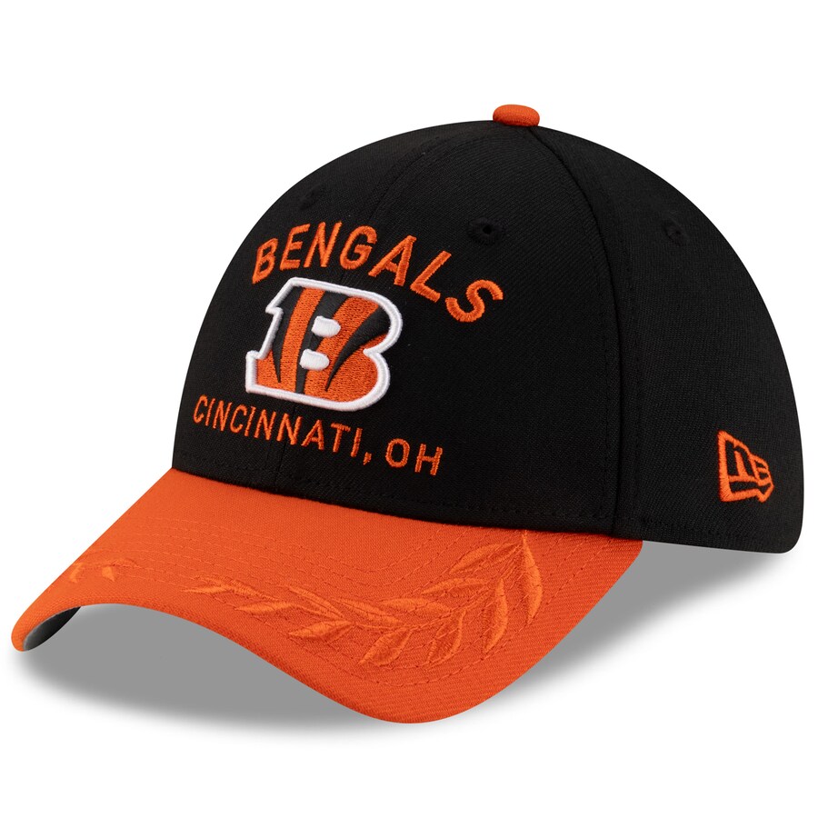 NFL ベンガルズ キャップ 2025 NFL ドラフト 39THIRTY Flex Hat ニューエラ/New Era ブラック/オレンジ