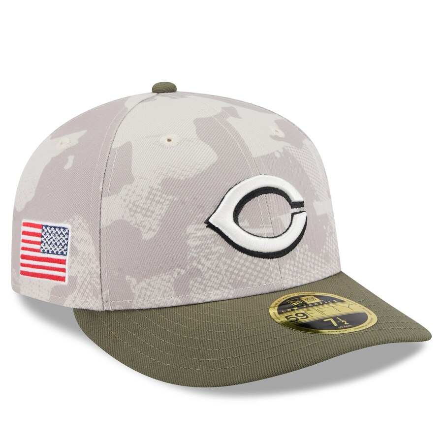 MLB シンシナティ・レッズ キャップ 【海外モデル】アームドフォーシズデー2025 Low Profile 59FIFTY ニューエラ/New Era ベージュ