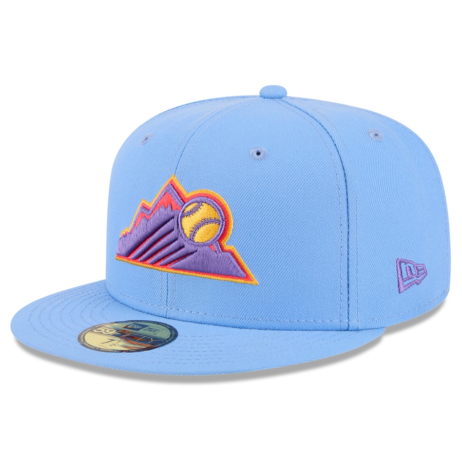 MLB ロッキーズ キャップ 2025 シティーコネクト 59FIFTY Fitted ニューエラ/New Era ライトブルー｜映画エンタメショップ SELECTION
