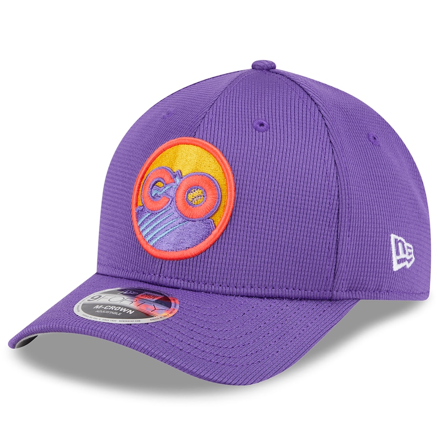 MLB ロッキーズ キャップ 2025 シティーコネクト バッティングプラクティス 9FORTY Adjustable ニューエラ/New Era パープル