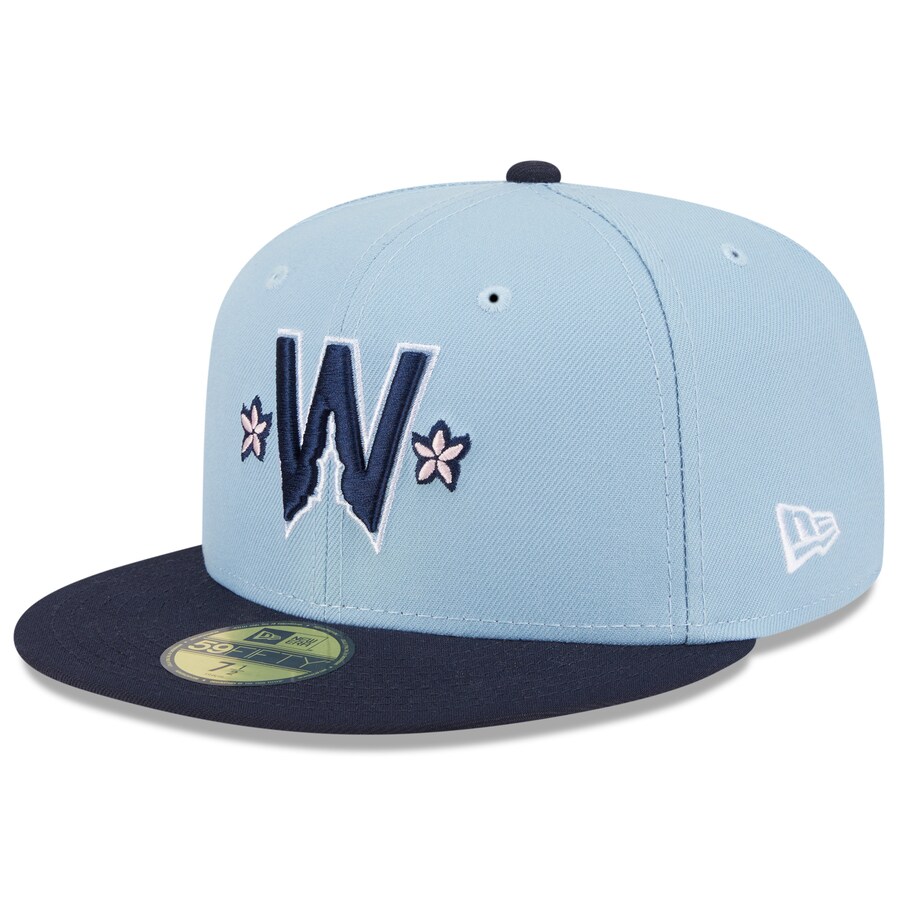 MLB ナショナルズ キャップ 2025 シティーコネクト 59FIFTY Fitted ニューエラ/New Era ライト ブルー｜映画エンタメショップ SELECTION