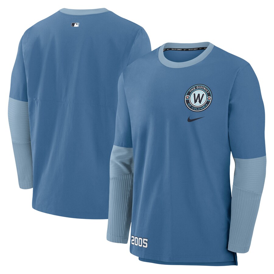 MLB ナショナルズ トレーナー 2025 シティーコネクト オーセンティック AC Player Sweatshirt ナイキ/Nike 青色