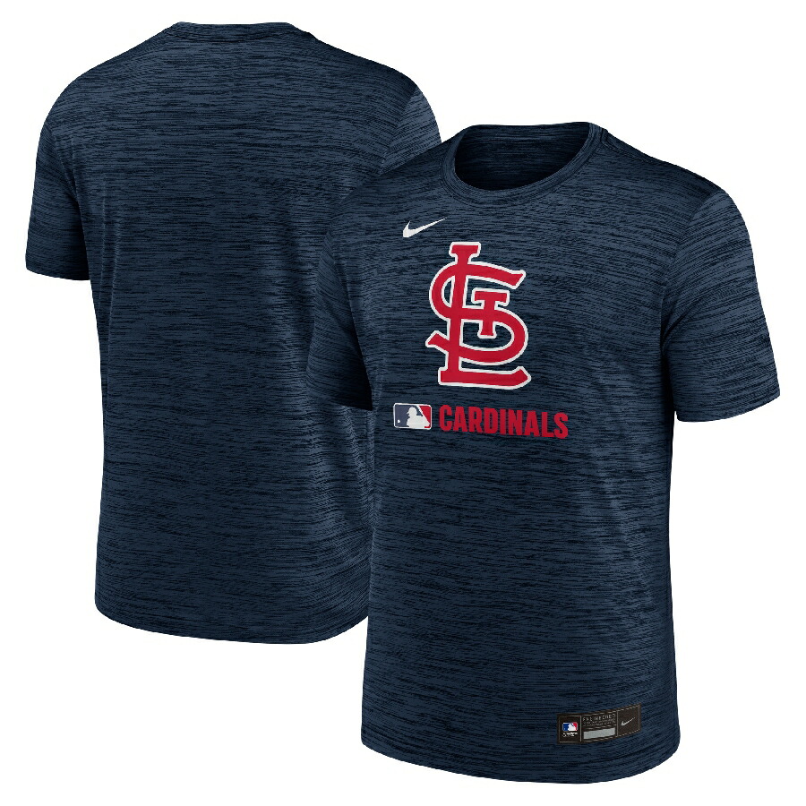 MLB カージナルス プルオーバー オーセンティック AC ベロシティー Performance T-Shirt ナイキ/Nike ミッドナイトネイビー【nkac】