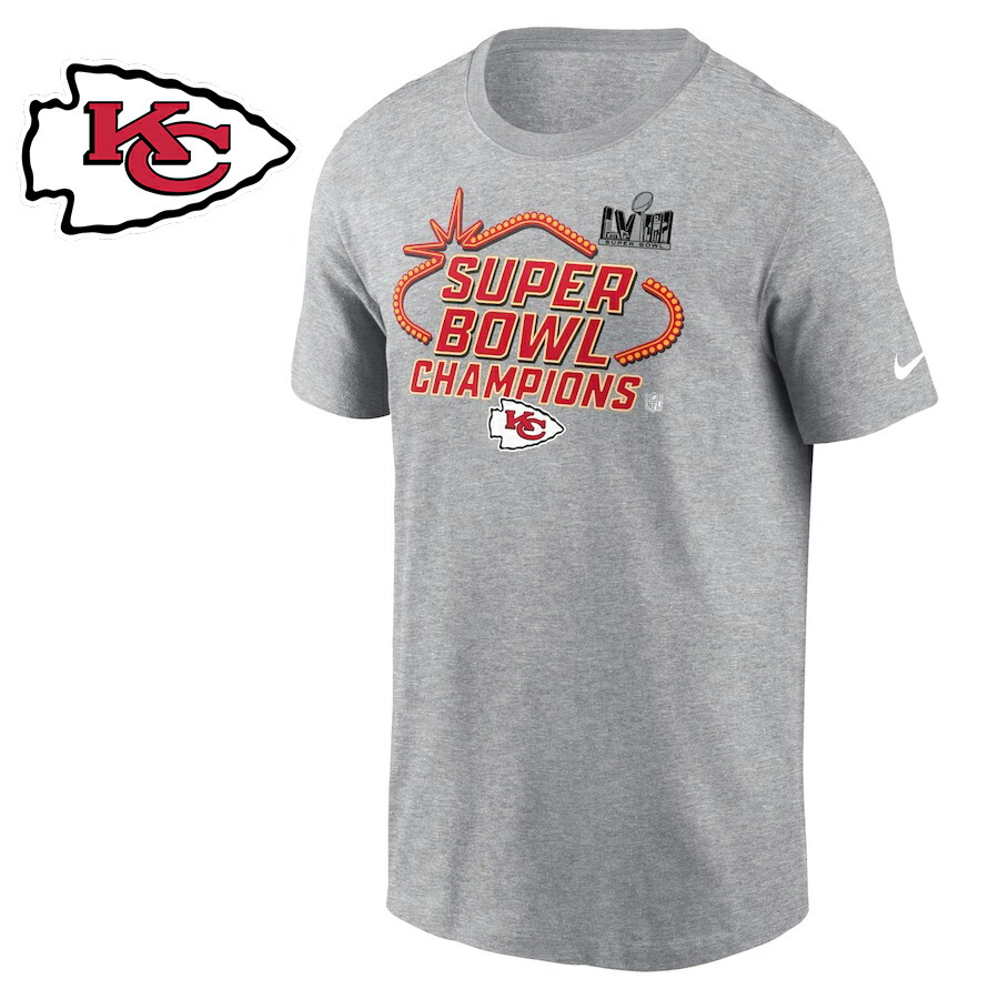 NFL チーフス Tシャツ 第58回スーパーボウル優勝記念 ロッカールーム Super Bowl LVII Locker Room T-Shirt ナイキ/Nike