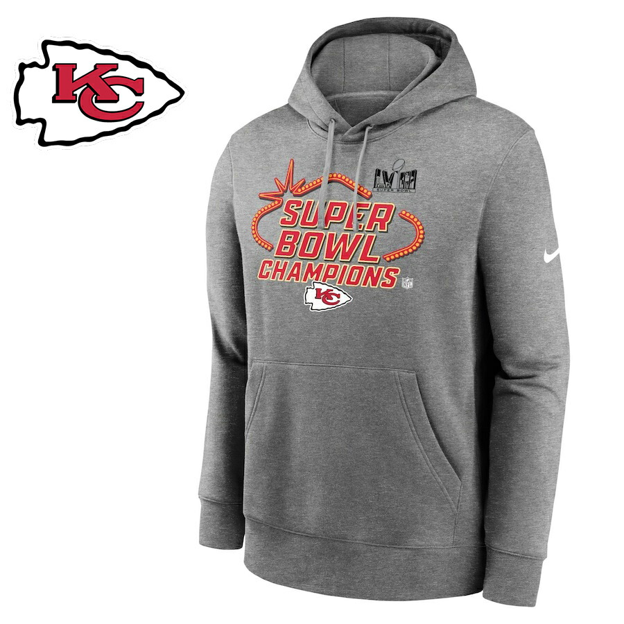 NFL チーフス パーカー 第58回スーパーボウル勝ちとる不死化 ロッカーお部屋 Super Bowl LVII Locker Room Hoodie ナイキ/Nike メンズファッション-パーカー
