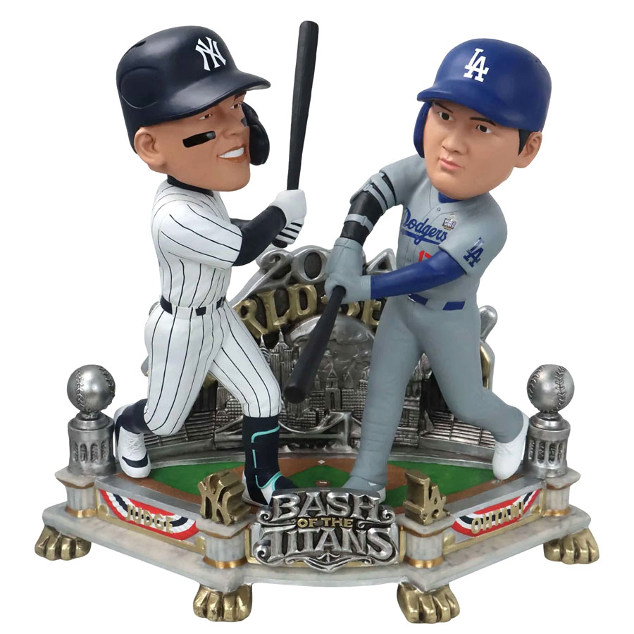 MLB ジャッジ 大谷翔平 ヤンキース(ホーム) vs ドジャース デュアルボブルヘッド 【50個限定】ワールドシリーズ2024 18インチ FOCO｜映画エンタメショップ SELECTION