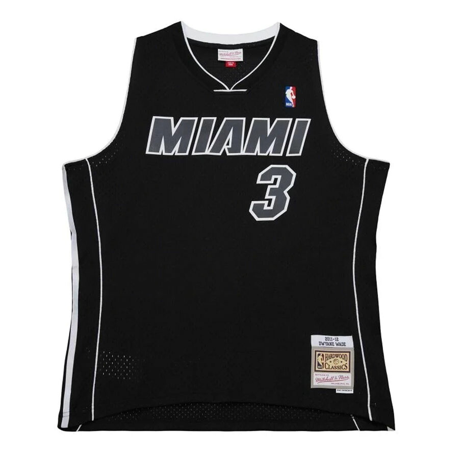 NBA ドウェイン・ウェイド マイアミ・ヒート ユニフォーム 復刻 スウィングマン (2011-12) ミッチェル＆ネス/Mitchell & Ness ブラック 22,243円